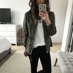 OLD NAVY Olive Utility Jacket